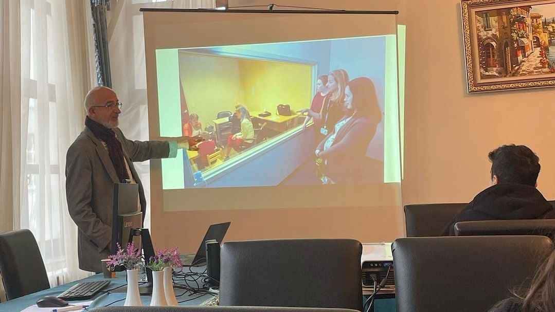 Prof. Üzeyir Ok Met with Vefa High School Students