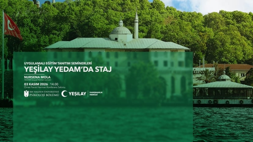 Internship at Yeşilay YEDAM